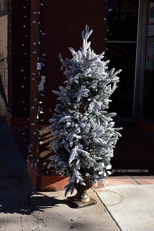 美国普韦布洛的圣诞装饰图片素材