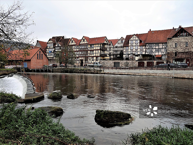 汉诺威明登中世纪城市图片素材