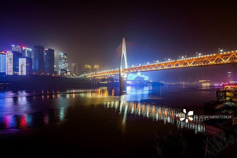 重庆千厮门大桥图片素材