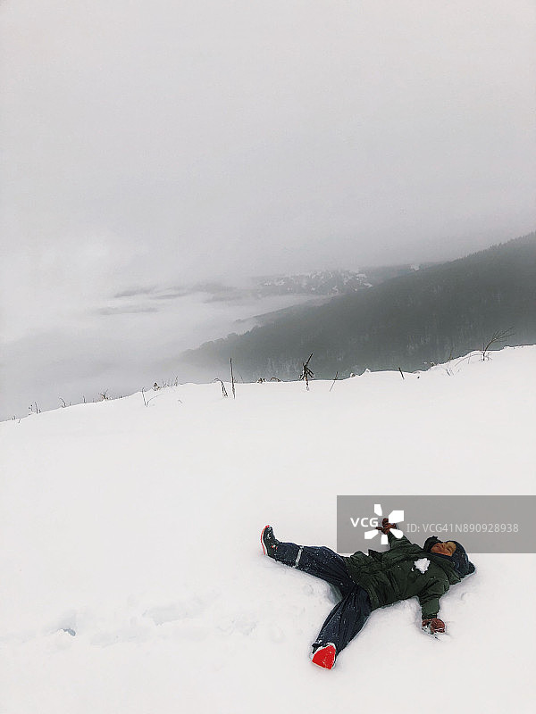 制作雪天使图片素材