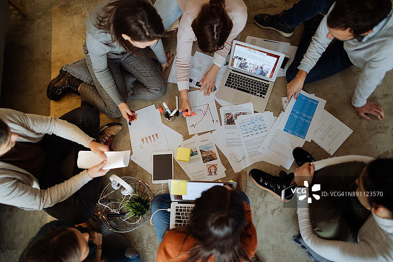 年轻团队致力于创业图片素材