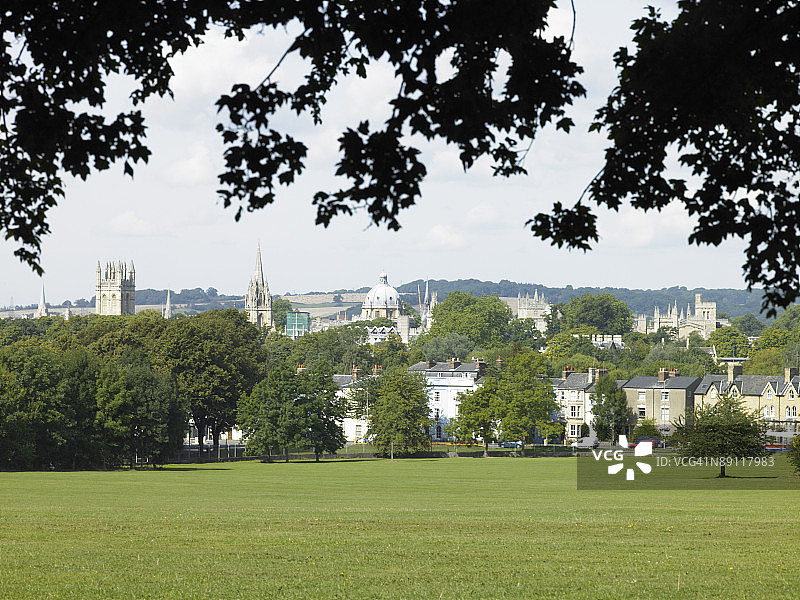 英国牛津天际线图片素材