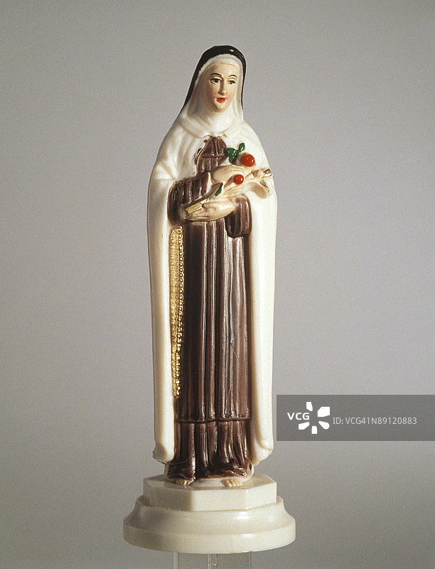 修女雕像图片素材