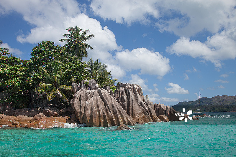 塞舌尔圣皮埃尔岛和普拉兰岛图片素材