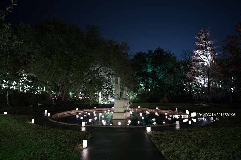 漂浮蜡烛图片素材