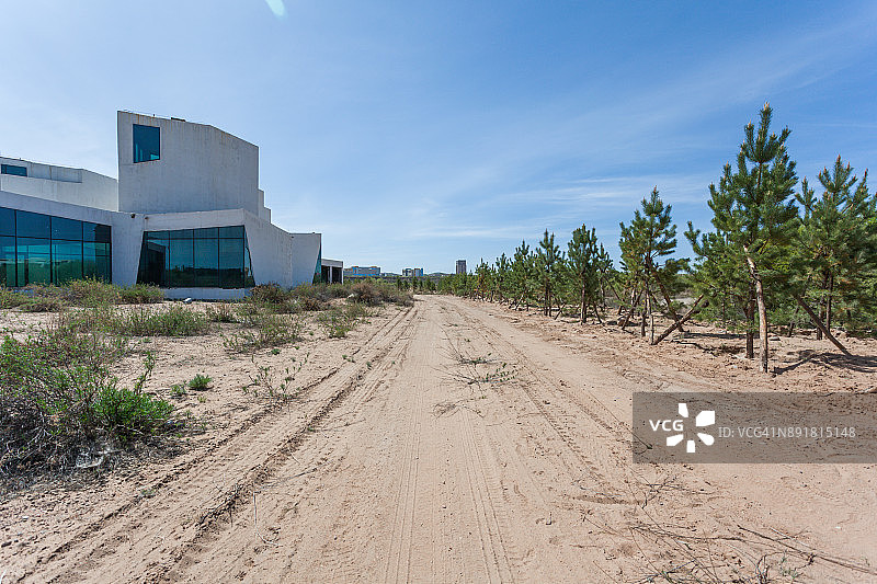 鄂尔多斯：中国现代鬼城图片素材