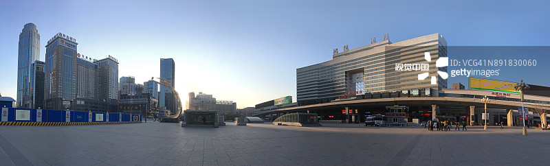 沈阳北站南广场全景图片素材