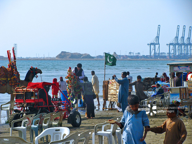 卡拉奇克利夫顿海滩图片素材