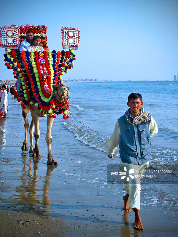 卡拉奇克利夫顿海滩图片素材
