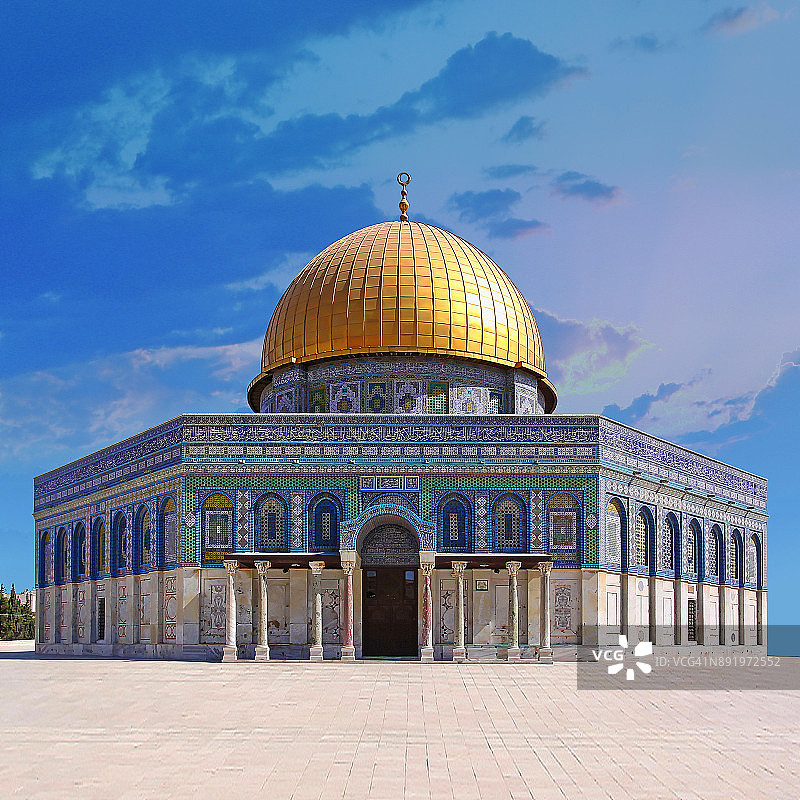 耶路撒冷阿克萨清真寺图片素材