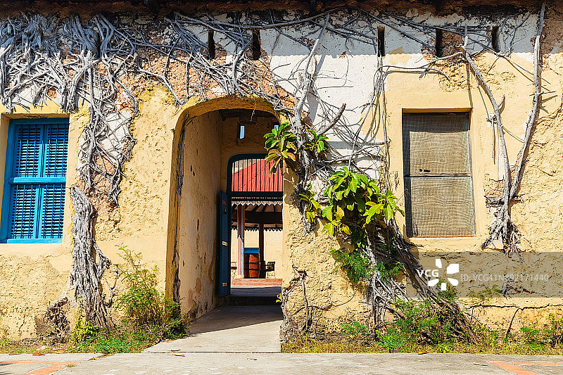 Changuu岛监狱防御工事局部，桑给巴尔，坦桑尼亚图片素材