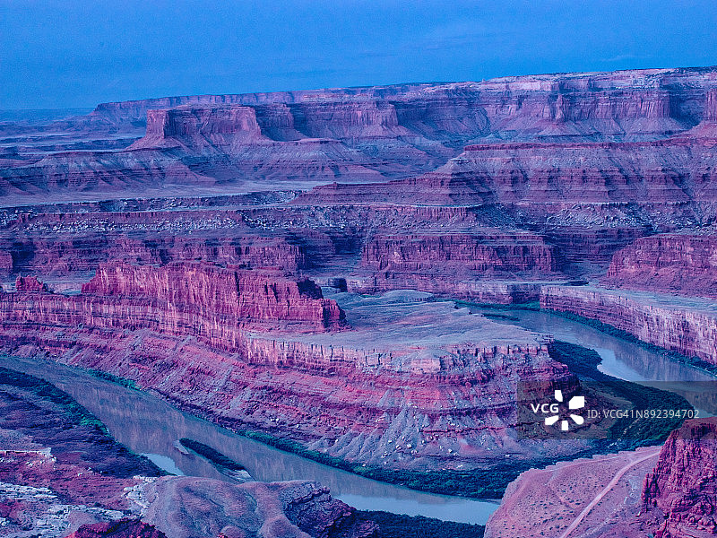 死马点州立公园科罗拉多河鹅颈湾图片素材