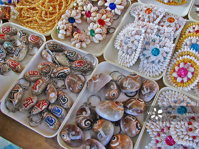 贝壳珠宝与装饰品图片素材