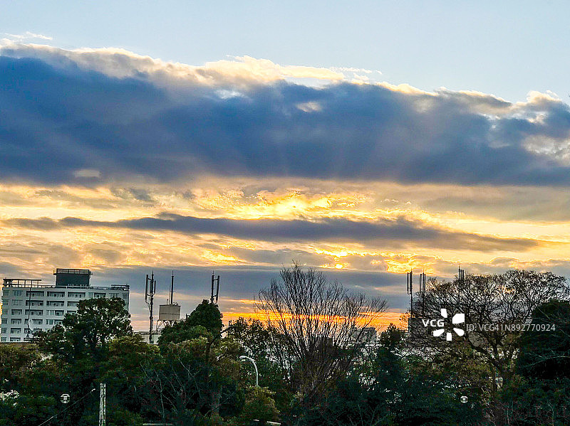 冬天的早晨图片素材