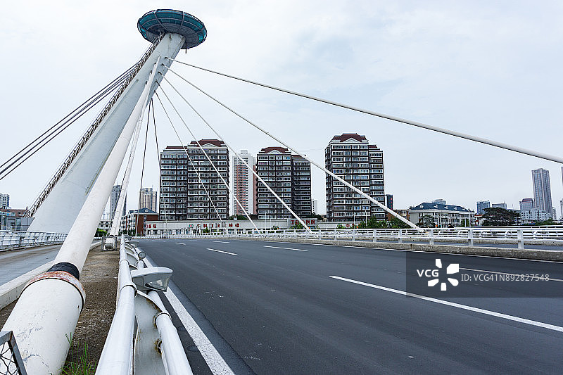 天津的空旷道路图片素材