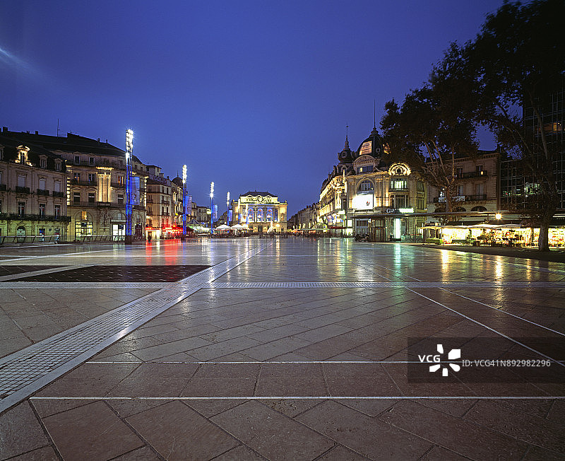 蒙彼利埃喜剧广场图片素材