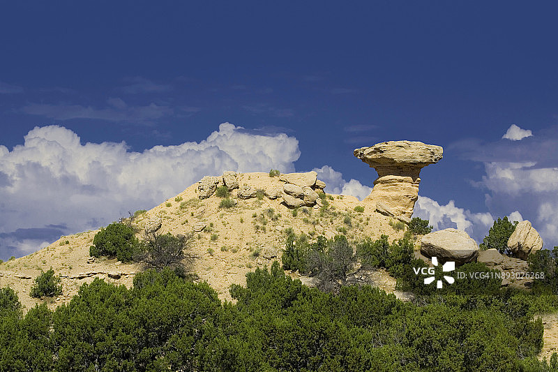 圣菲的骆驼岩图片素材