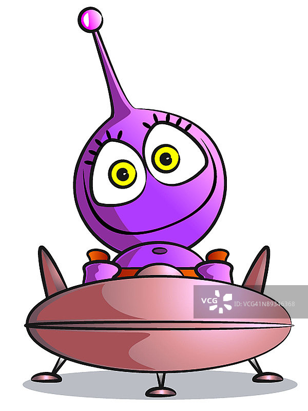 飞船里的外星女婴图片素材