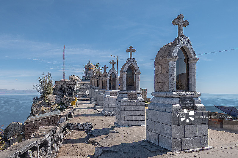 玻利维亚科帕卡巴纳的卡瓦里奥山图片素材