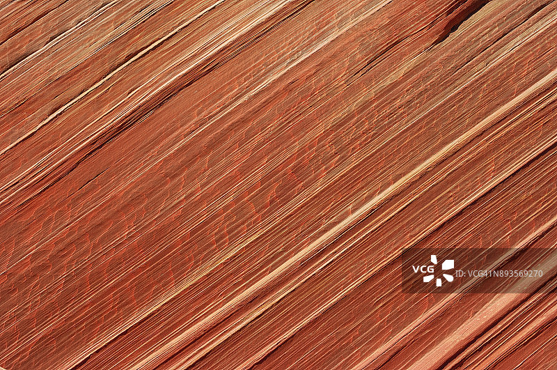 帕瑞亚峡谷-朱红悬崖荒野的砂岩岩层特写图片素材