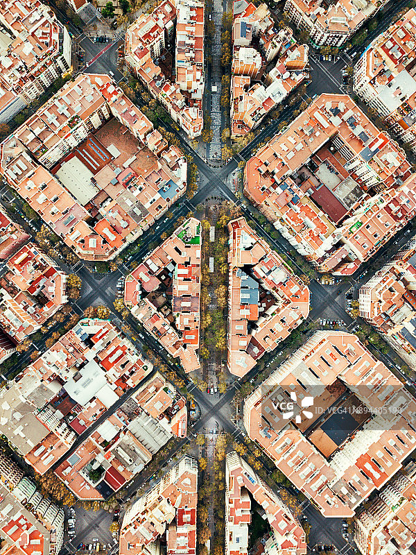 巴塞罗那埃桑普勒区图片素材