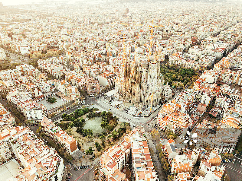 巴塞罗那圣家族大教堂图片素材