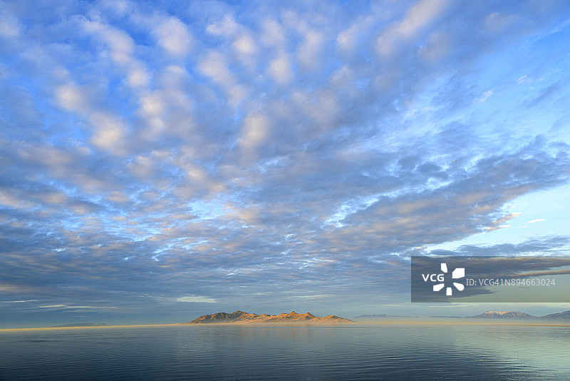 犹他州大盐湖图片素材