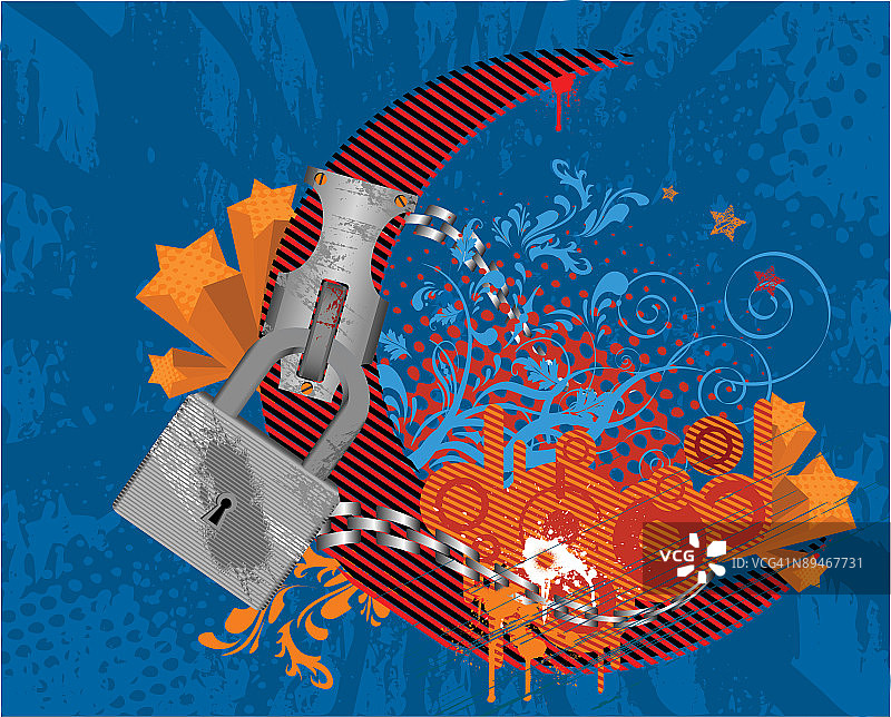 锁住的梦想图片素材