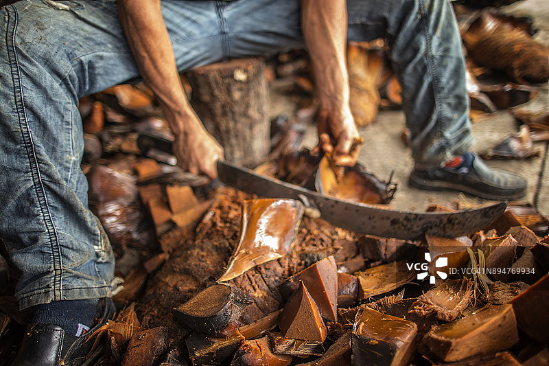 瓦哈卡的手工梅斯卡尔酒图片素材