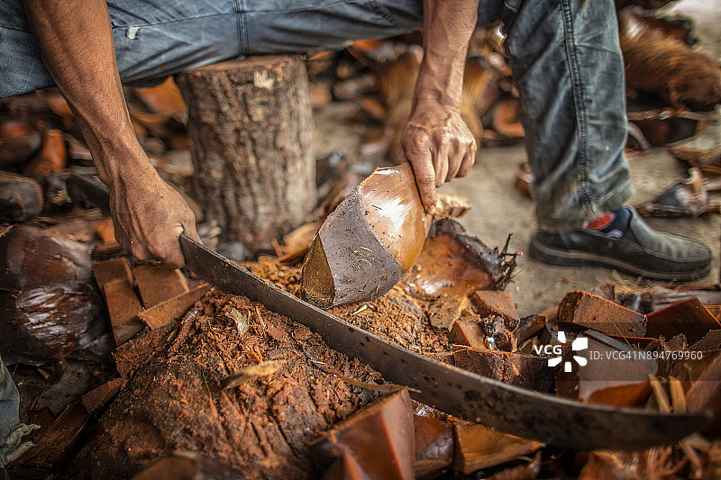 瓦哈卡的手工梅斯卡尔酒图片素材