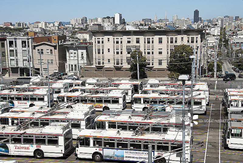 旧金山巴士总站城市景观图片素材