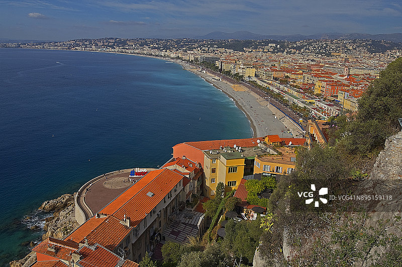 法国尼斯盎格鲁街海滨大道图片素材