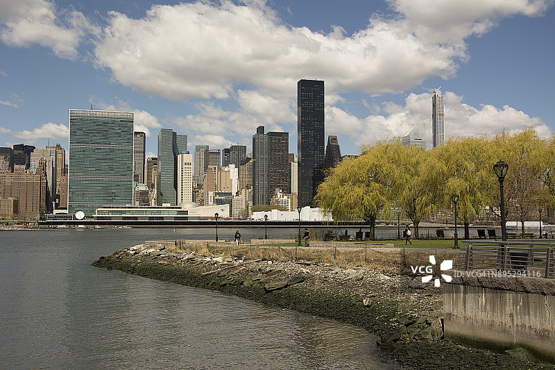 纽约市天际线图片素材