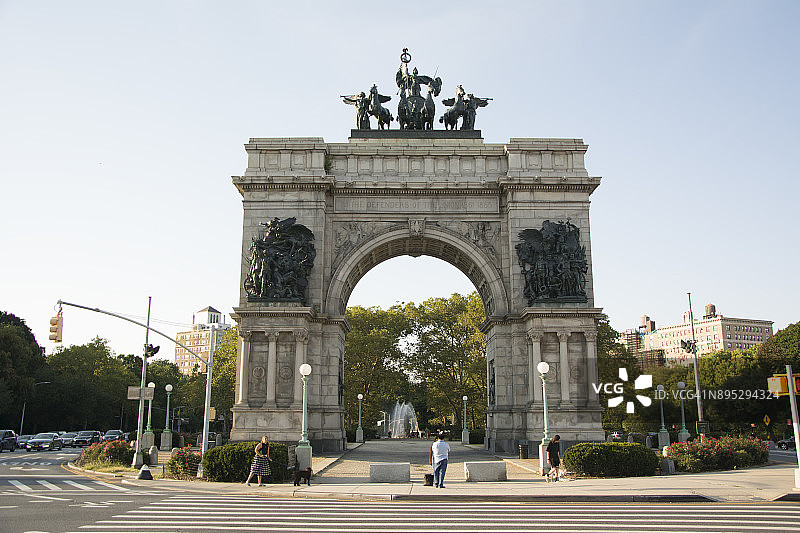 陆军广场拱门图片素材