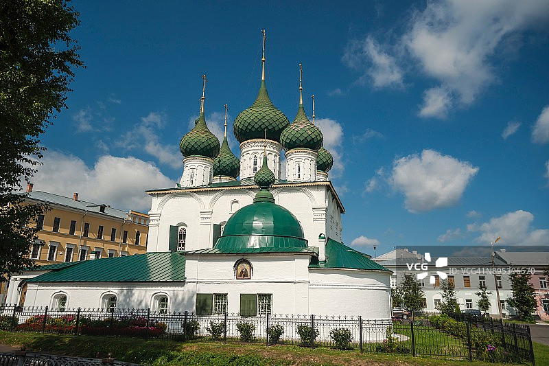 俄罗斯雅罗斯拉夫尔救世主教堂图片素材
