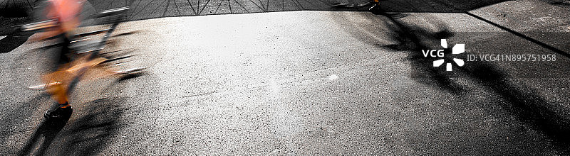 运动中的体育全景图片素材