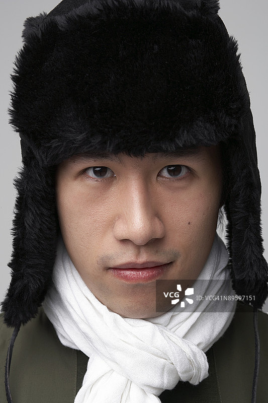 戴帽子的男人画像图片素材