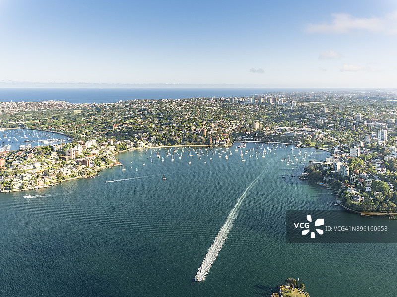 悉尼鸟瞰图图片素材