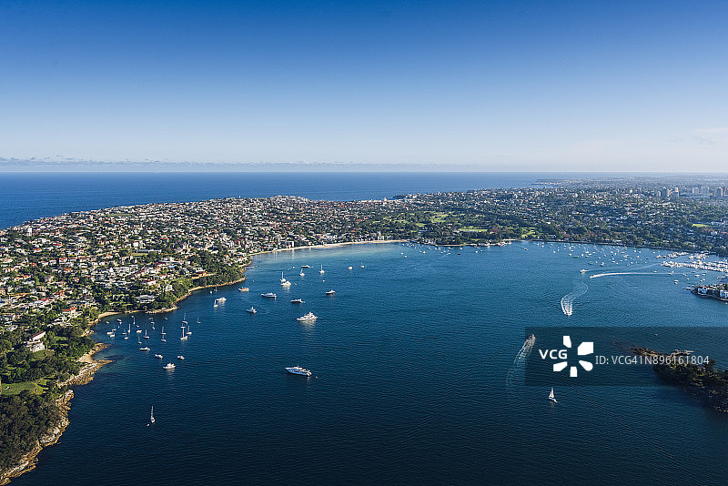 悉尼鸟瞰图图片素材