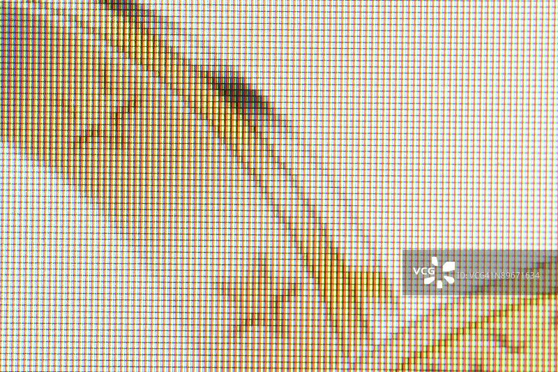 电脑显示器上的欧元图片素材