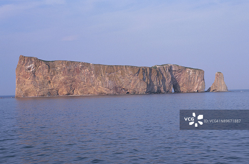 加拿大魁北克附近的珀斯岩石图片素材