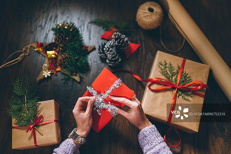 完成圣诞贺卡图片素材