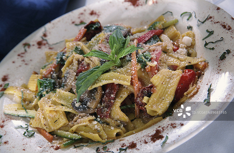 蔬菜意大利面图片素材