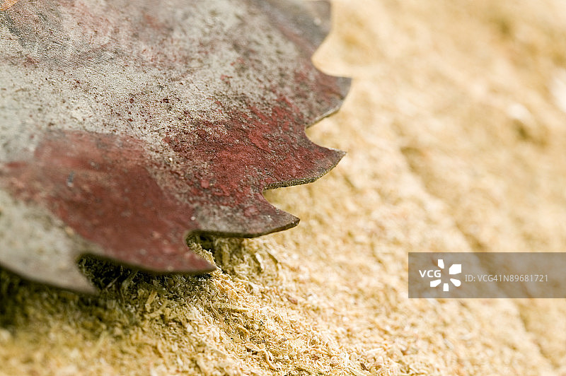 圆锯片特写图片素材
