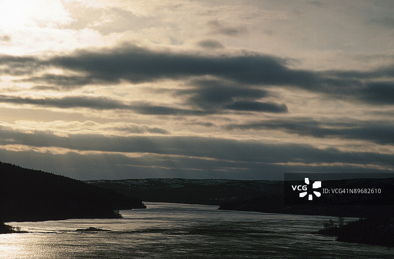 加拿魁北克省的詹姆斯湾图片素材