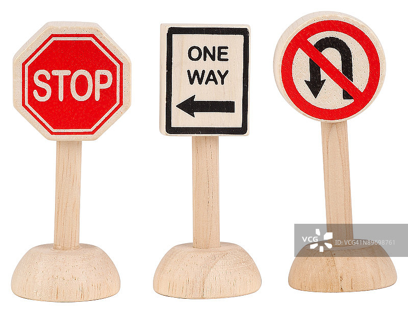 玩具交通标志图片素材