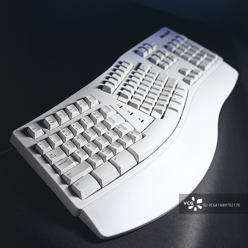 人体工学键盘图片素材