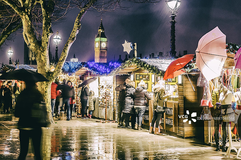 南岸中心圣诞市场图片素材