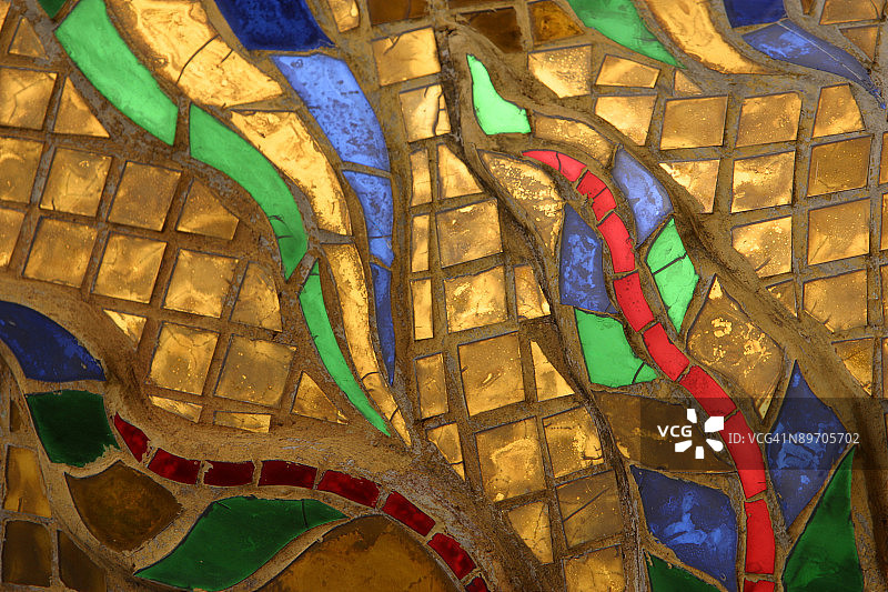 彩色马赛克瓷砖图片素材