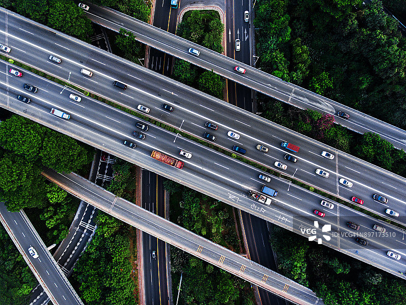 空中高速公路连接图片素材